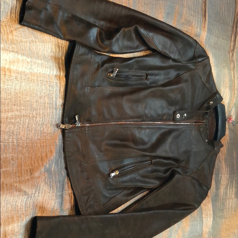 Leather jacket